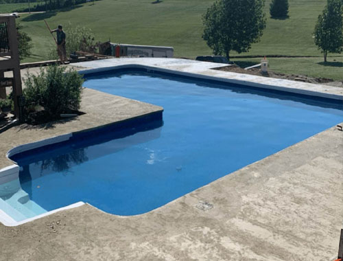 L-Shaped Swimming Pools Manufacturer in Jaipur